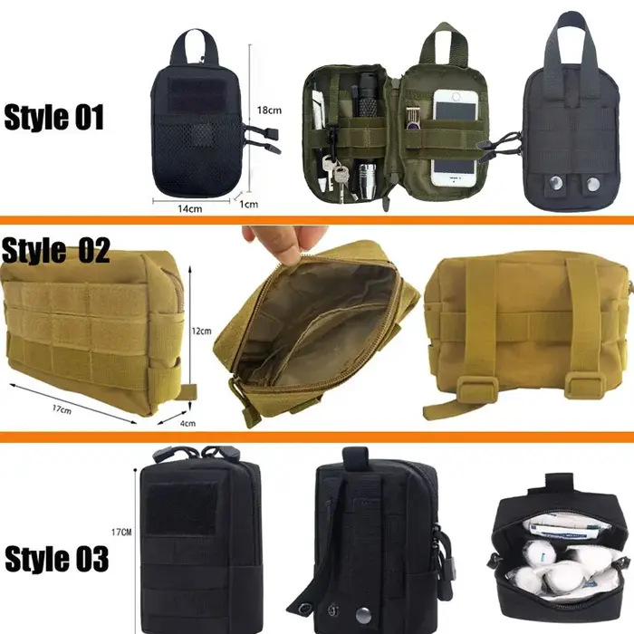 IFAK EDC sac taille gilet de chasse trousse à outils d'urgence