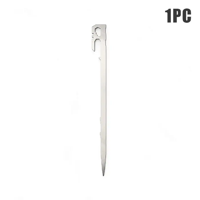 Piquets de tente de camping en acier inoxydable, clous de sol de jardin, hamac AwO2, accessoires de