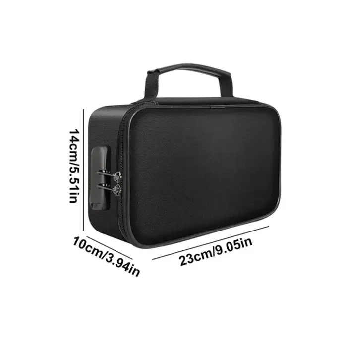 Petit sac à main ignifuge-organisateur ignifuge et étanche pour passeport, petits articles, sac de r