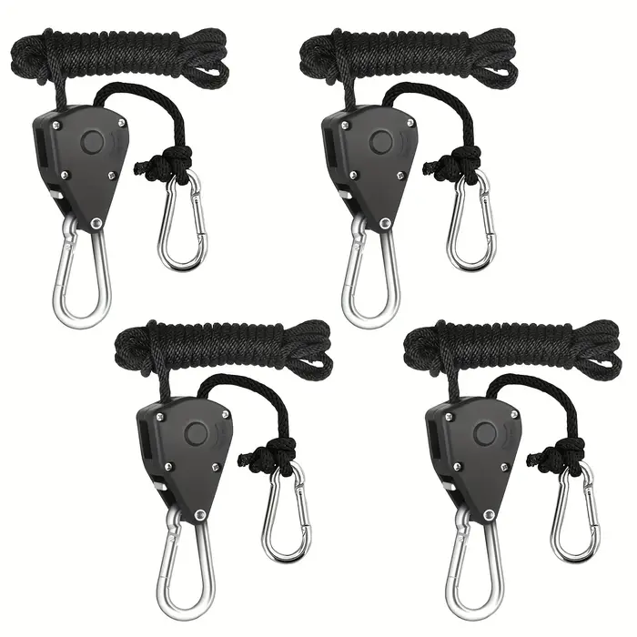 Clip de corde à cliquet robuste - Accessoire de tente pour levage sécurisé