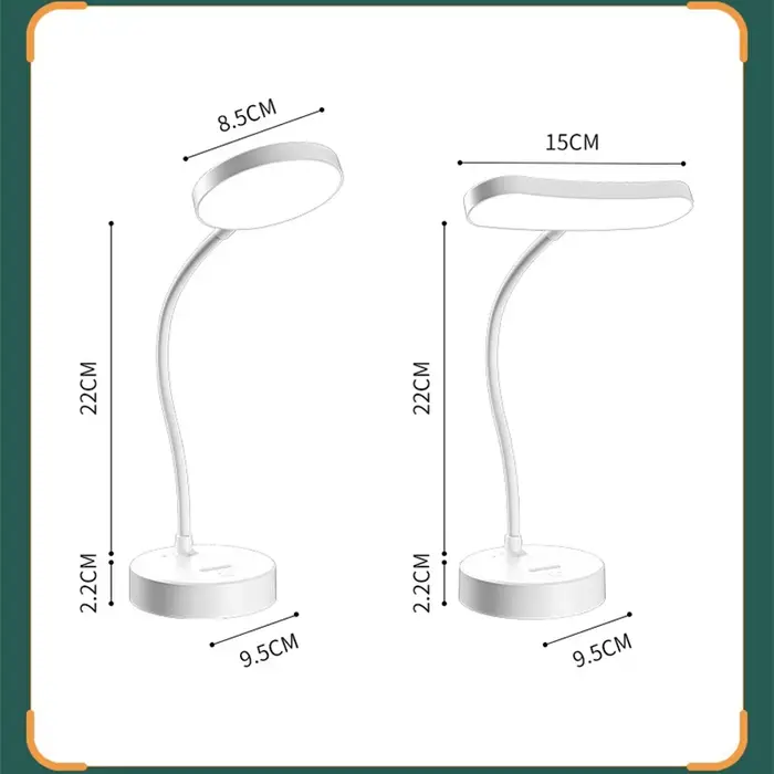 Lampe de lecture LED veilleuse Rechargeable 3 niveaux lumière de gradation