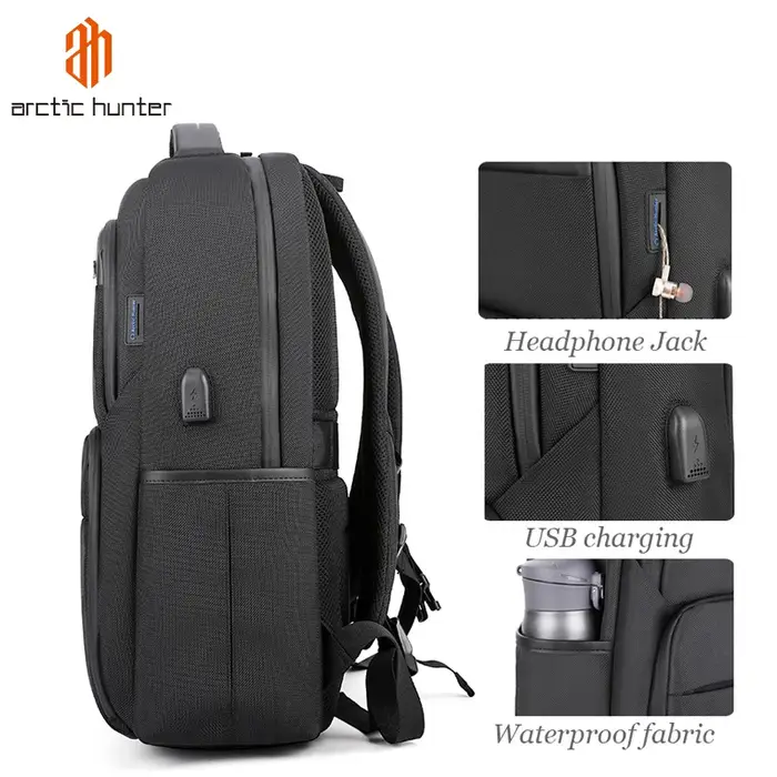 ARCTIC HUNTER mode sacs à dos d'ordinateur portable grande capacité sac à dos mâle Mochila étanche O