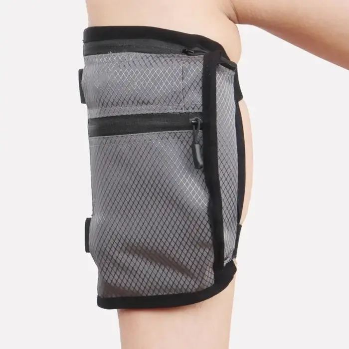 Sac de course extérieur en nylon pour hommes et femmes, sac de mollet, étanche, jambe, portefeuille,