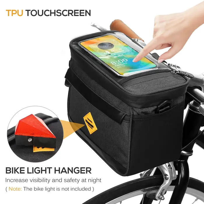 Sac isotherme pour guidon de vélo
