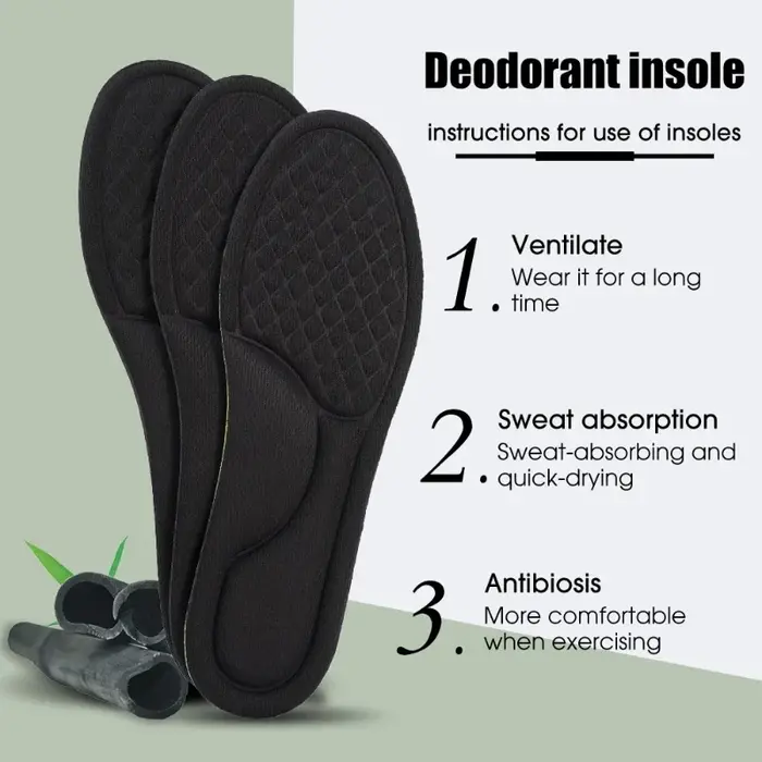 Semelles intérieures de sport Anti-odeur nanotechnologie
