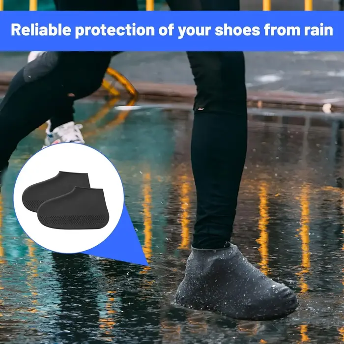 Couvre-chaussures de pluie imperméables réutilisables