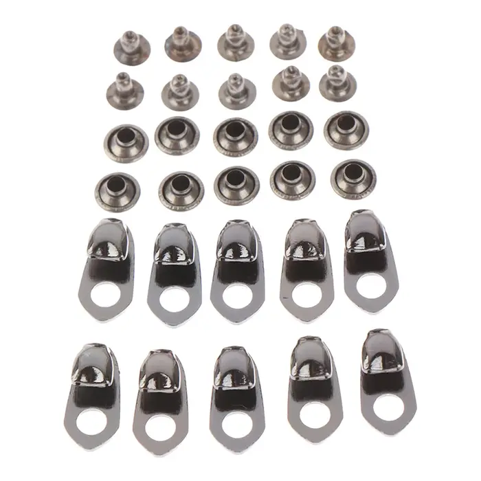 10 ensembles vitesse chaussure dentelle crochets dentelle raccords boucles avec Rivets pour grimper 