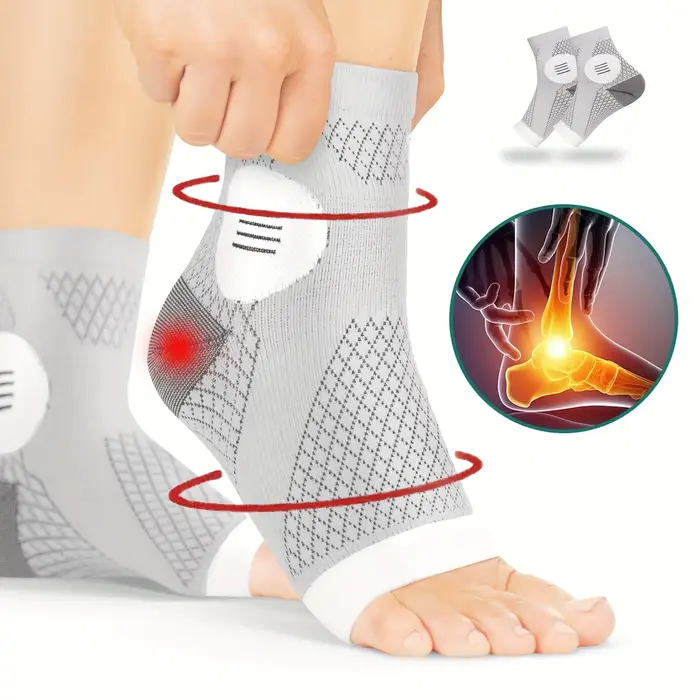 1 paire de chaussettes de Compression de cheville