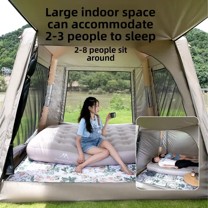 MOUNTAINHIKER – cabine gonflable de Camping en plein air, tente de parc de loisirs de grande capacité pour plusieurs personnes, auvent de Protection solaire étanche à la pluie