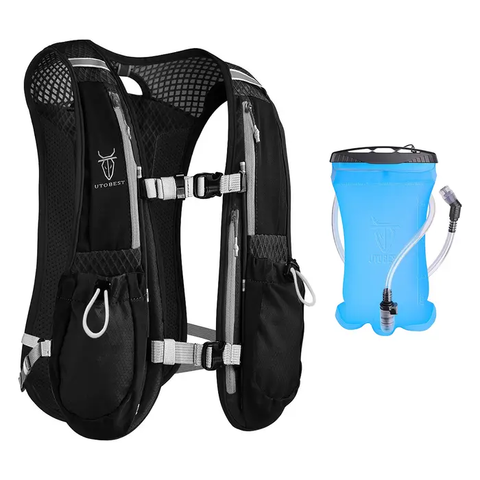 UTOBEST-Sac à dos de course sur sentier avec glaçage d'hydratation ultra léger, vessie d'eau de 1,5 