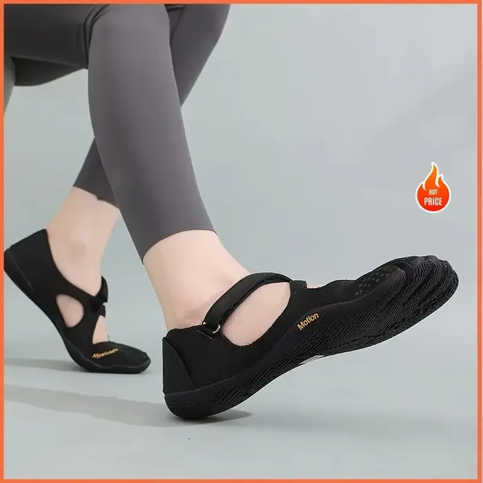 Chaussures à Cinq Doigts pour Femme avec Bride Réglable - Modèle Plat Minimaliste Confortable Pieds Nus pour la