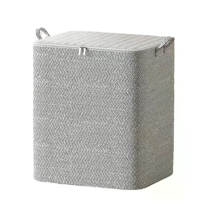 Sac de rangement pour vêtements de grande capacité avec poignée robuste pour la literie et les couvertures