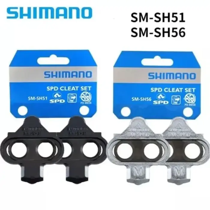 Crampons de vélo de montagne Shimano MTB, crampons de pédale SPD SM SH51 SH56