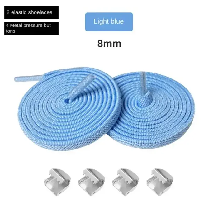 Lacets élastiques durables sans nœuds pour chaussures de course