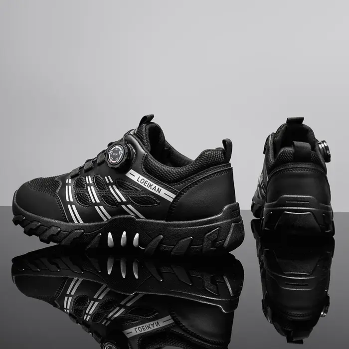 LOEIKAN Chaussures de randonnée à boucle rotative pour hommes