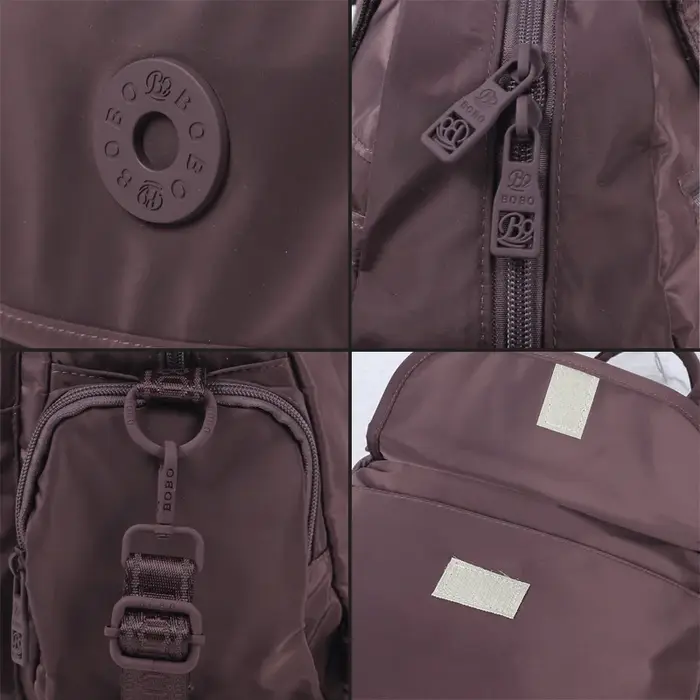 Sac à dos polyvalent et léger pour femmes, sac à bandoulière unisexe multi-poches, sacs Preppy léger