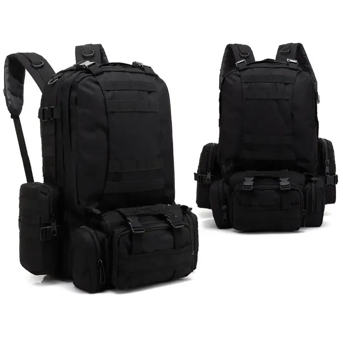 Sac à dos de sport Molle 4 en 1 pour homme, sac à dos de camping, escalade en plein air, randonnée, 