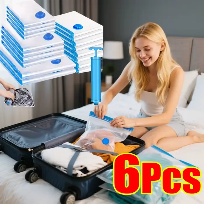 Sac sous vide avec Valve ou pompe pour le stockage de vêtements