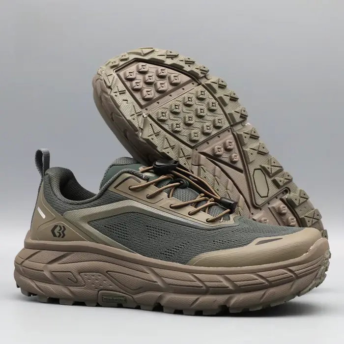 Chaussures de sport décontractées pour hommes automne nouveau style léger respirant fond souple anti-dérapant résistant à l'usure randonnée escalade...
