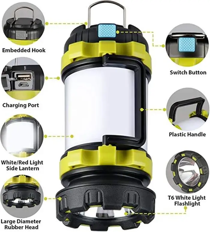 Lanterne de Camping Rechargeable