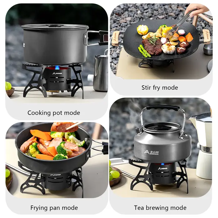 BISINNA Camping brûleur infrarouge extérieur Mini poêle 3600W haute puissance ultraléger pliant brûl