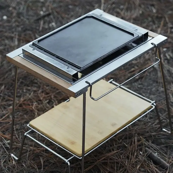 Plateau de cuisson de Camping en plein air