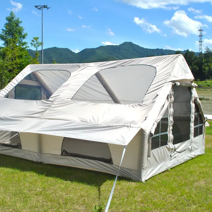 Tente de camping gonflable familiale pour l'extérieur