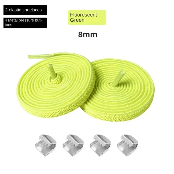 Lacets élastiques durables sans nœuds pour chaussures de course