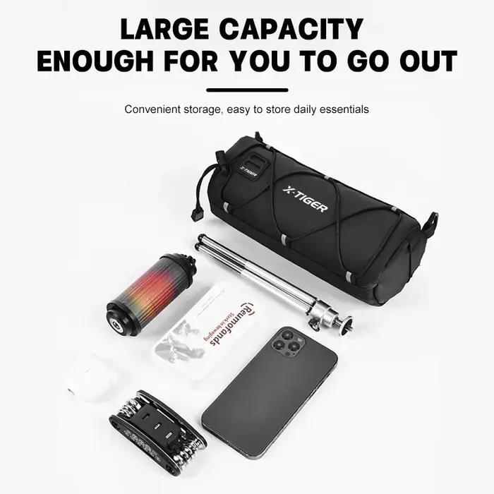 X-TIGER sac de vélo Portable guidon multi-usages grande capacité sac à dos de cyclisme vtt route