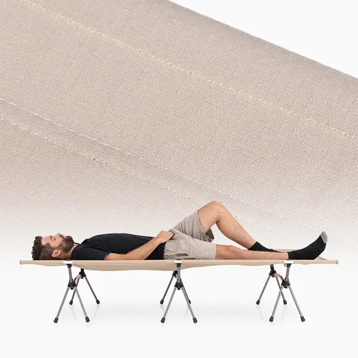 Lit de camping pliable