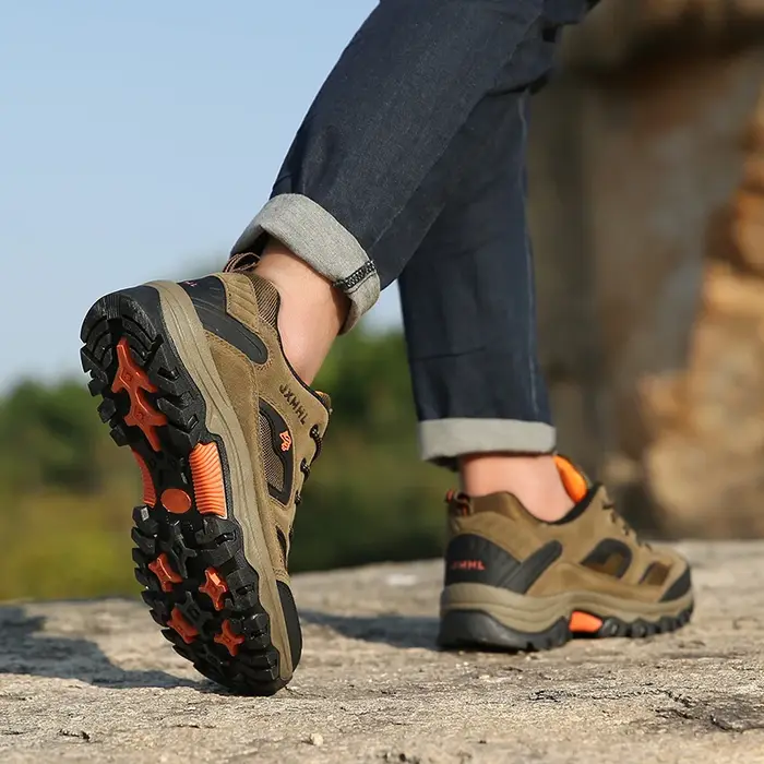 JXMHL – chaussures de randonnée en cuir suédé pour hommes