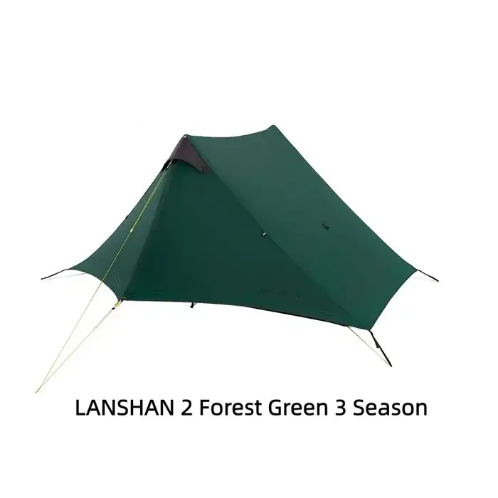 FLAME'S CREED-Tente de camping ultralégère LanShan 2, nouvelle version, 3 saisons, professionnelle 1