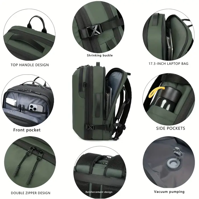 Nouveau sac à dos de compression sous vide grande capacité