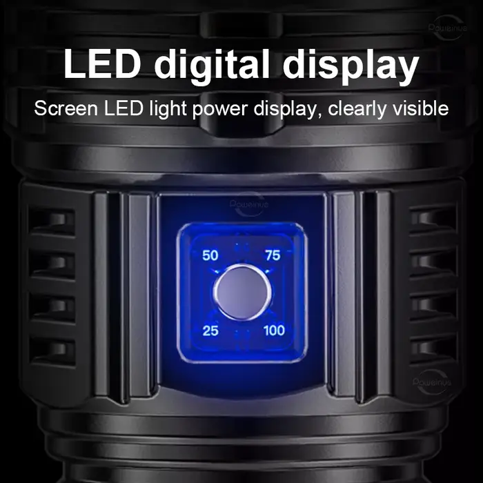 200000000LM lampe de poche LED la plus puissante 1500W lampes