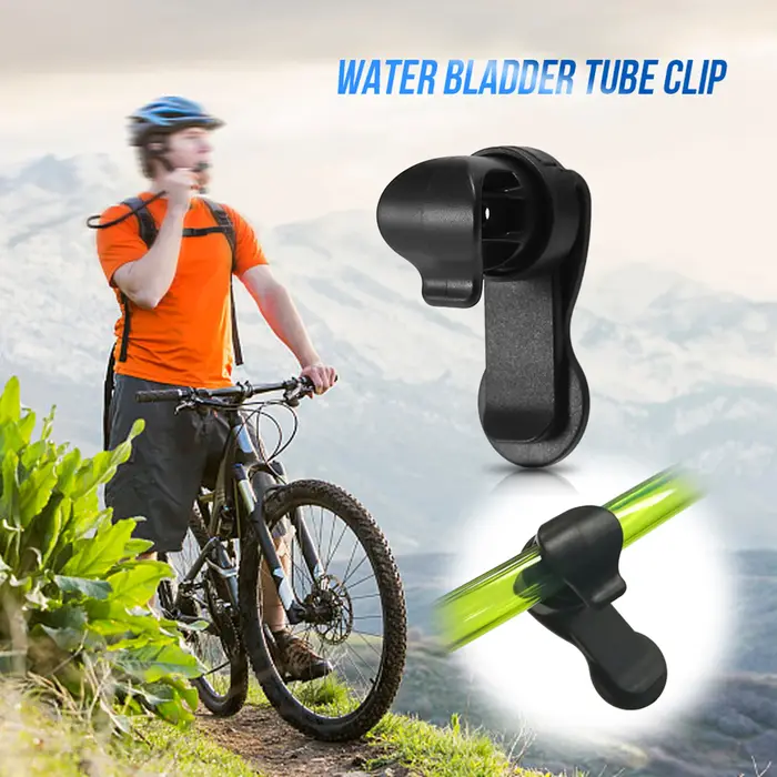 Clip de fixation pour poche à eau orange avec boucle de verrouillage automatique