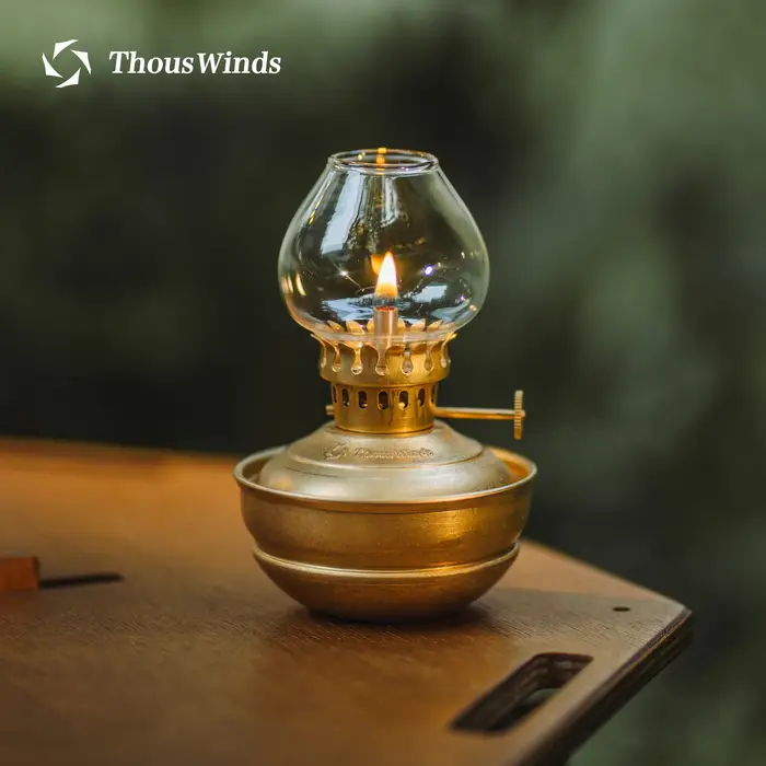 ThousWinds Luminara Mini lampe à huile coupe-vent lanterne de Camping 20h longue durée d'éclairage Portable rétro lumière Camping en plein air randonnée