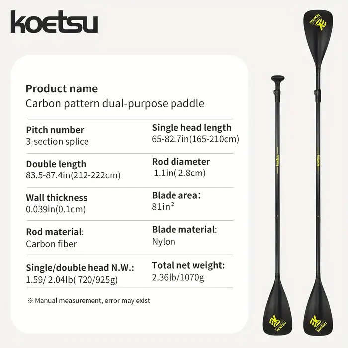 KOETSU – palette semi-carbone multifonctionnelle à double tête, simple tête, double usage, texturée 