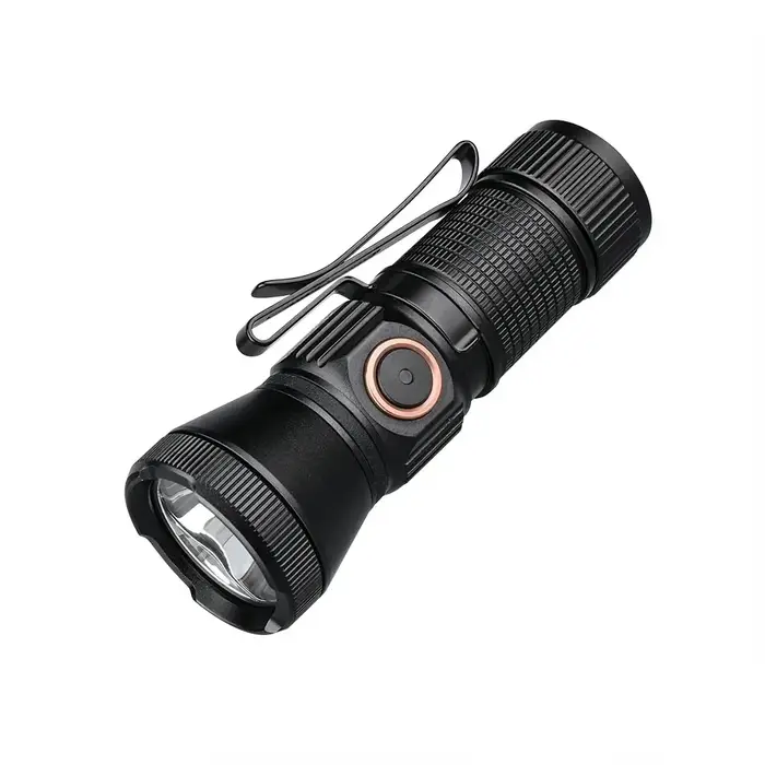 Olla Fire-Lampe de Poche EDC Rechargeable MT20, 1050LM Type C, Torche LED de Charge USB, Mini Lampe 