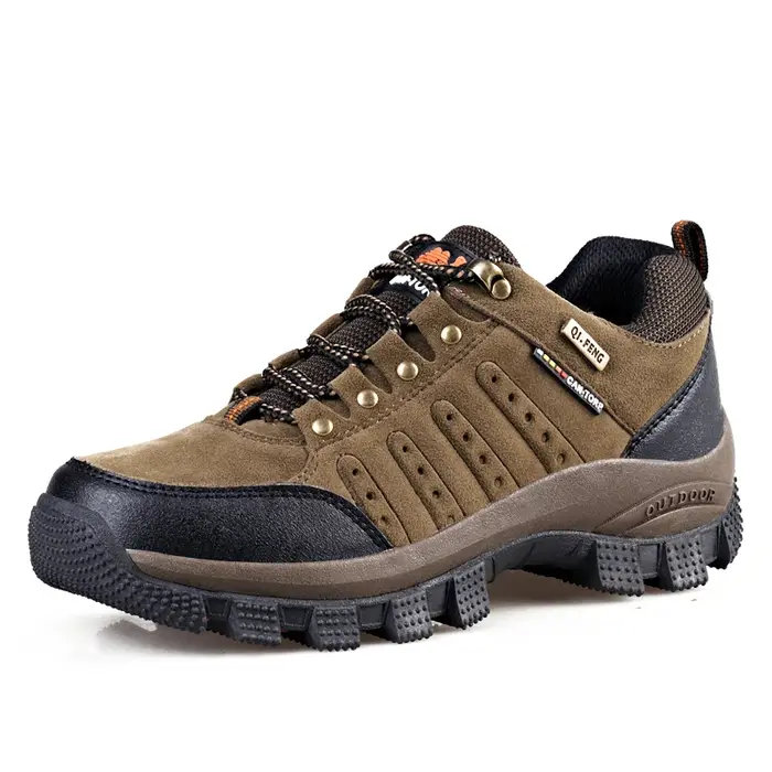 HIKEUP-Chaussures de randonnée en plein air imperméables pour hommes et femmes, baskets d'escalade, 
