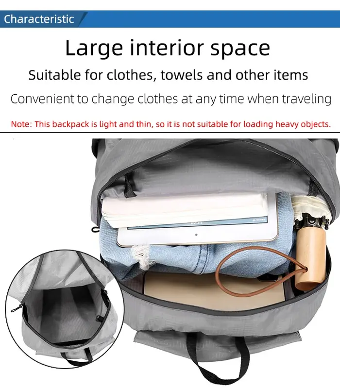 20L Portable pliable sac à dos pliant alpinisme sac ultraléger en plein air escalade cyclisme voyage sac à dos