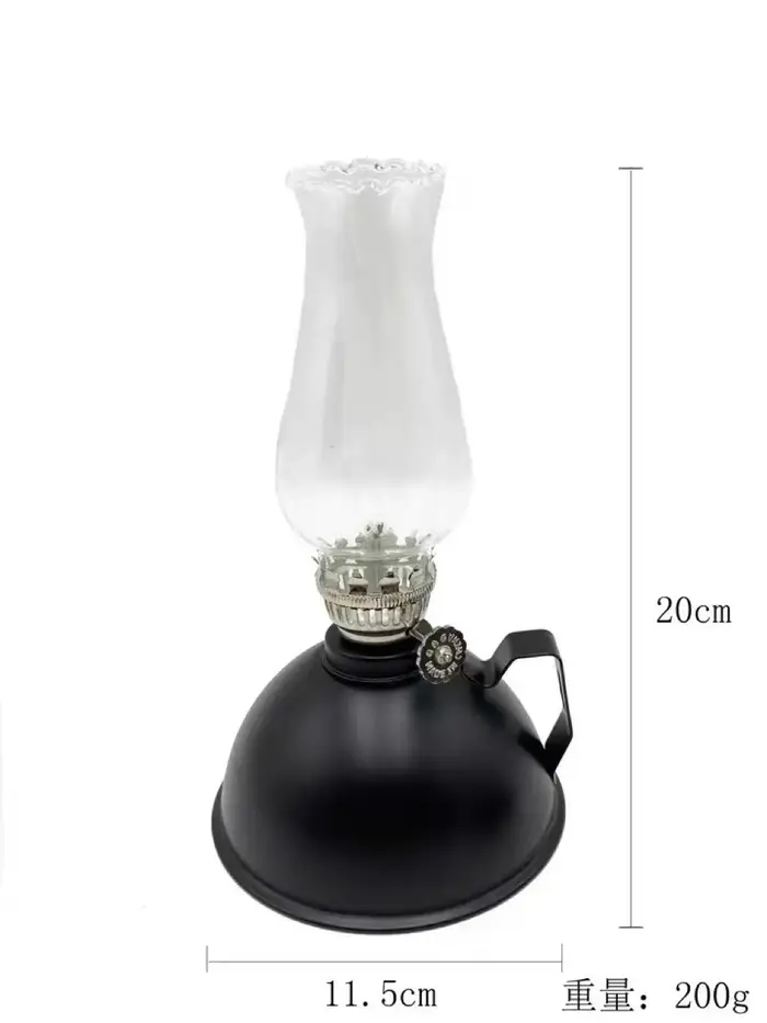 Lampe à kérosène rétro classique pour camping en plein air