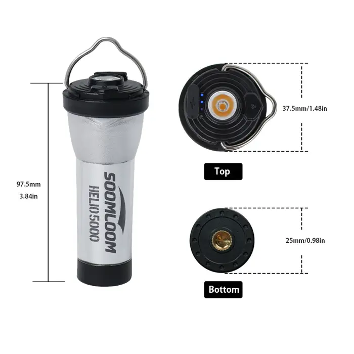 Lanterne de camping Soomloom Helio 5000 - Batterie 5000 mAh
