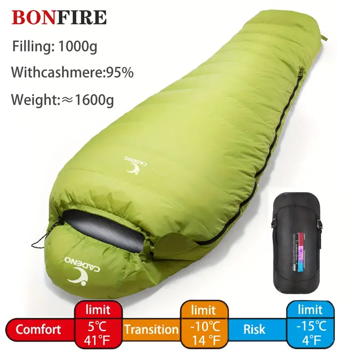 Sac de couchage en duvet de Style momie