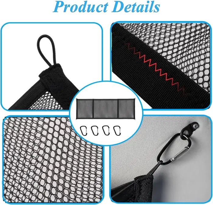 Sac de rangement en filet pour toit de camping-car
