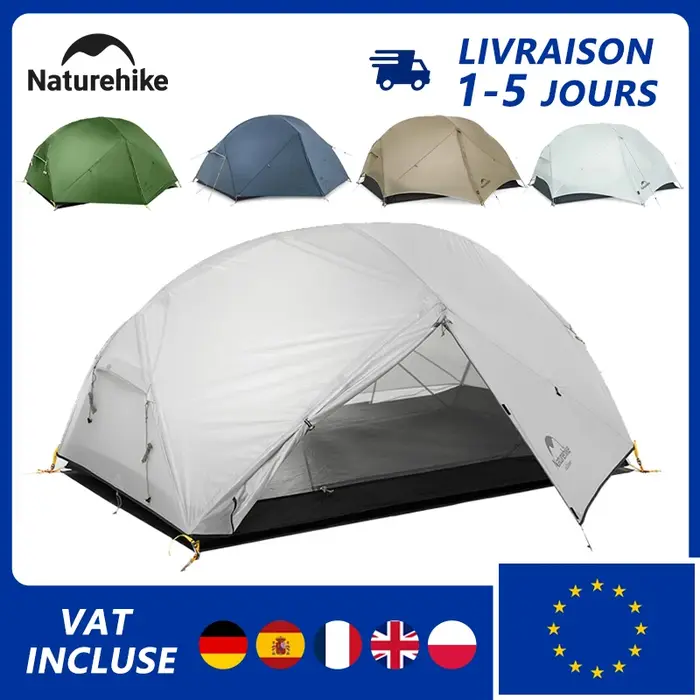 Tente de camping Naturehike Mongar 2
