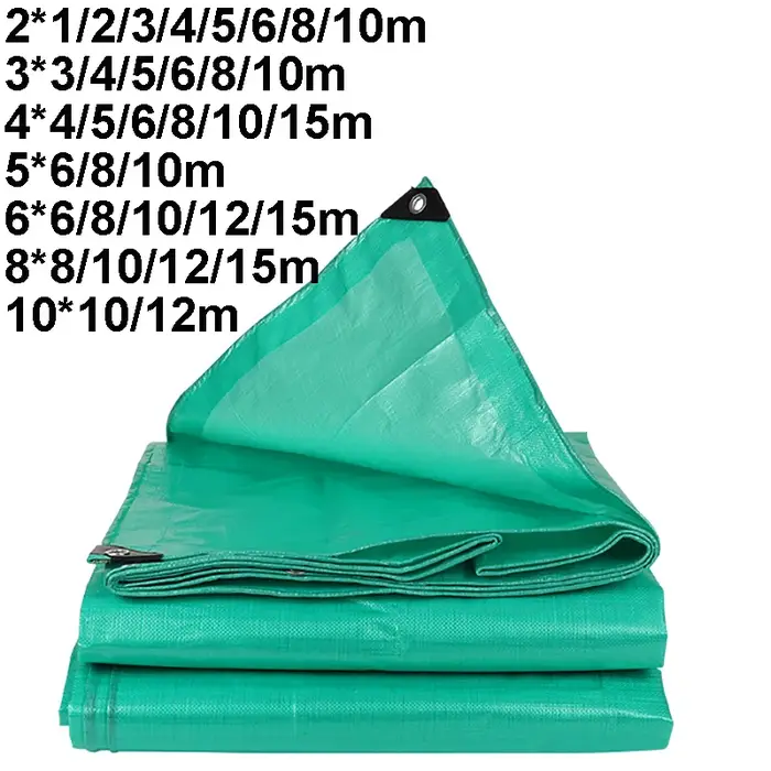 Bâche Épaisse 2x1 4x4 6x6 8x8 10x10m Grande Tente de Protection Imperméable Anti-UV au Soleil