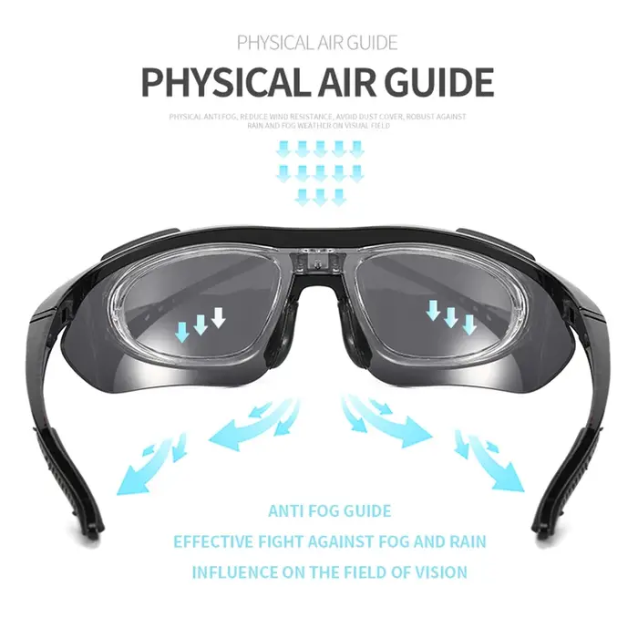 Lunettes de Soleil Polarisées, Accessoires pour Cyclisme sur Route, Solaires pour VTT, Monture Tenda