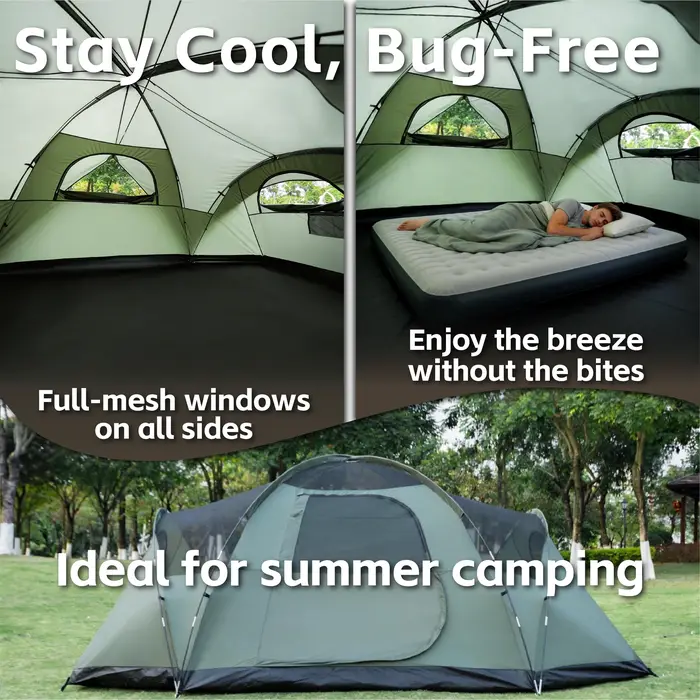Tente de Camping en plein air imperméable pour 4 à 6 personnes
