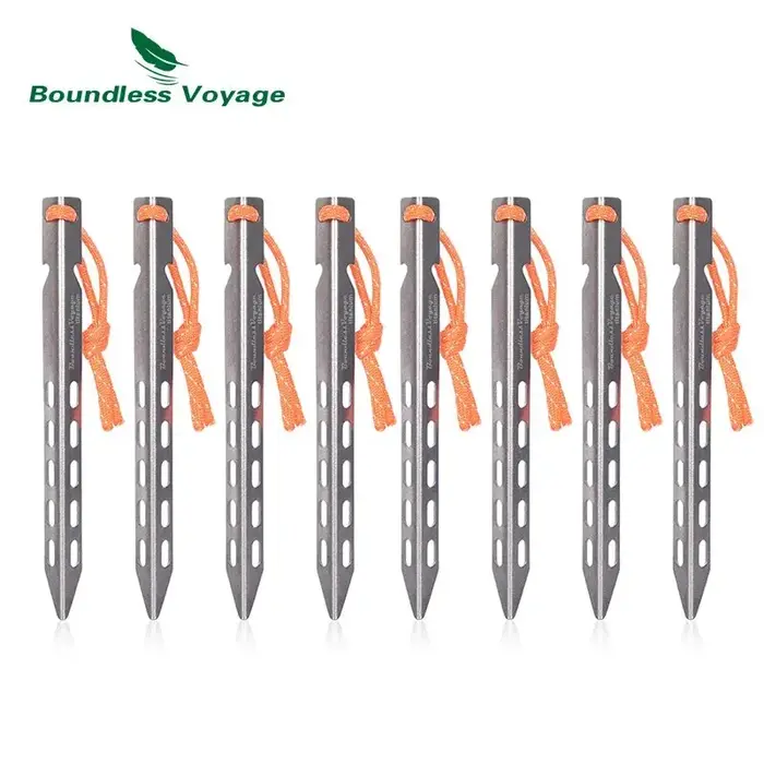 Boundelss Voyage – piquets de tente en titane ultralégers