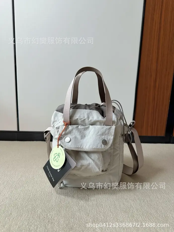 Sac seau décontracté pour le camping en plein air, sac bandoulière pour femme, léger, en polyester, 
